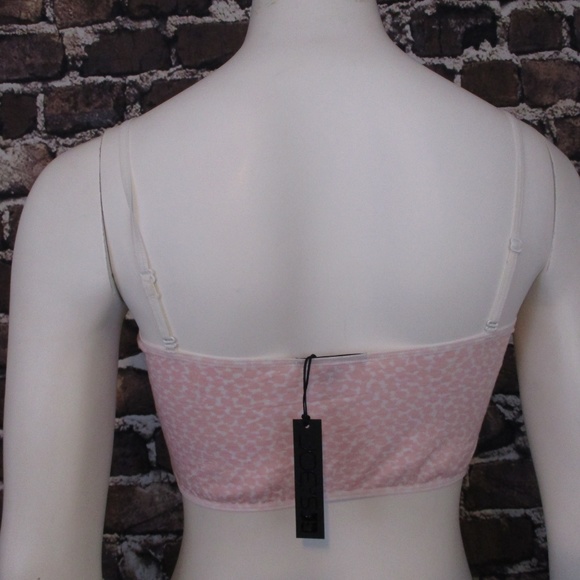 Joe's Jeans Pink White  Bandeau Size M/L - Picture 3 of 7